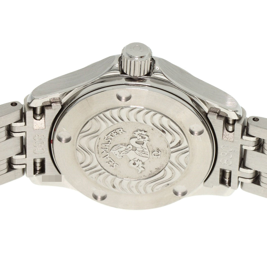 OMEGA Watches Quartz 2581.64 Stainless Steel , Stainless Steel Silver Seamaster120m Pink shell dial Women Used Authentic