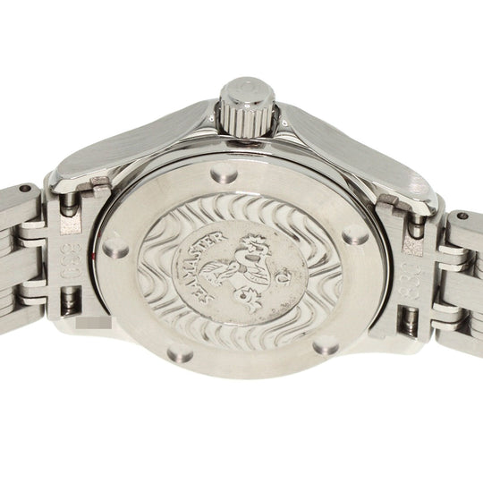 OMEGA Watches Quartz 2581.64 Stainless Steel , Stainless Steel Silver Seamaster120m Pink shell dial Women Used Authentic