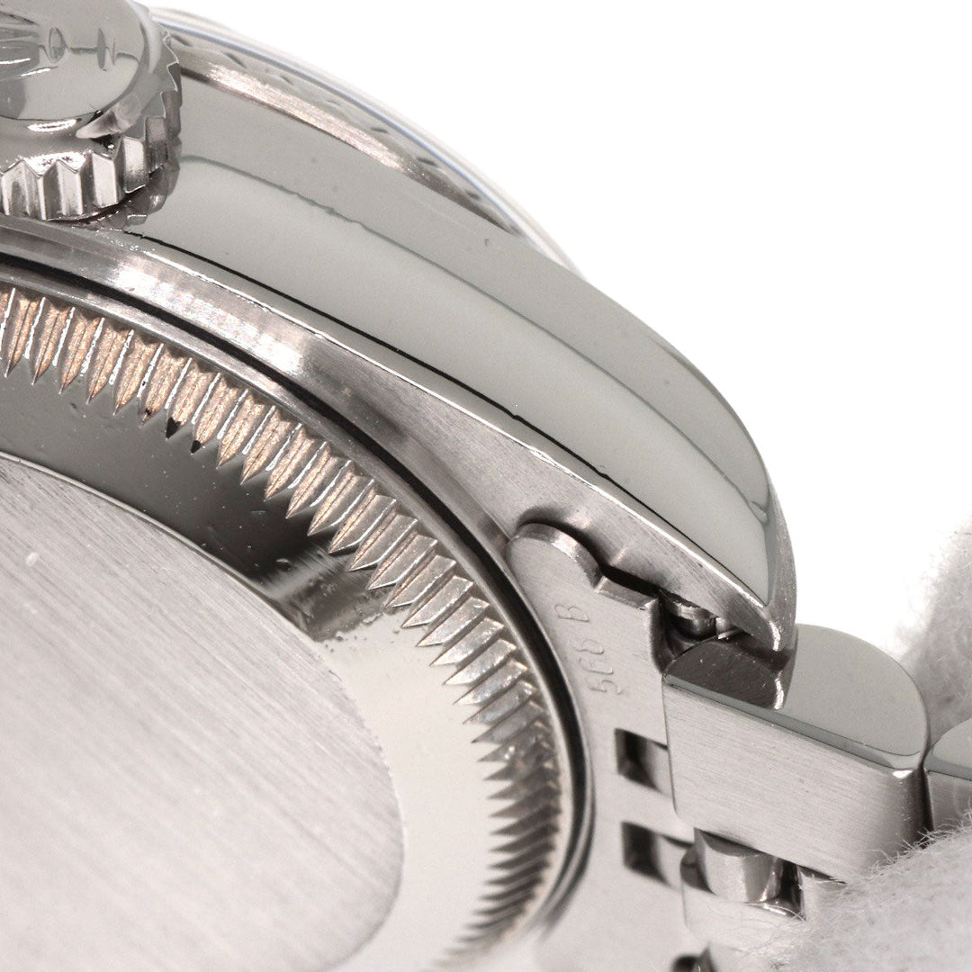 ROLEX Watches Mechanical Automatic 69174G Stainless Steel , Stainless Steel , K18WG Silver Datejust 10P Diamond Silver dial Women Used Authentic