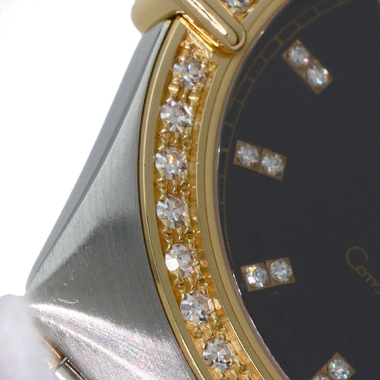 OMEGA Watches Quartz Stainless Steel Silver Constellation diamond gray dial