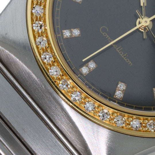 OMEGA Watches Quartz Stainless Steel Silver Constellation diamond gray dial