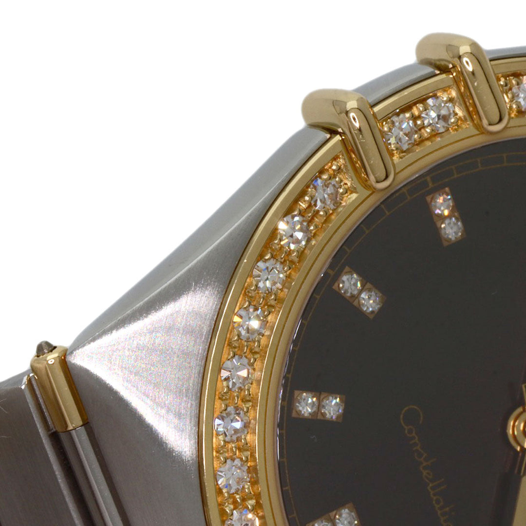 OMEGA Watches Quartz Stainless Steel Silver Constellation diamond gray dial