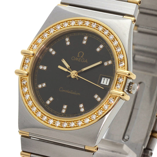 OMEGA Watches Quartz Stainless Steel Silver Constellation diamond gray dial