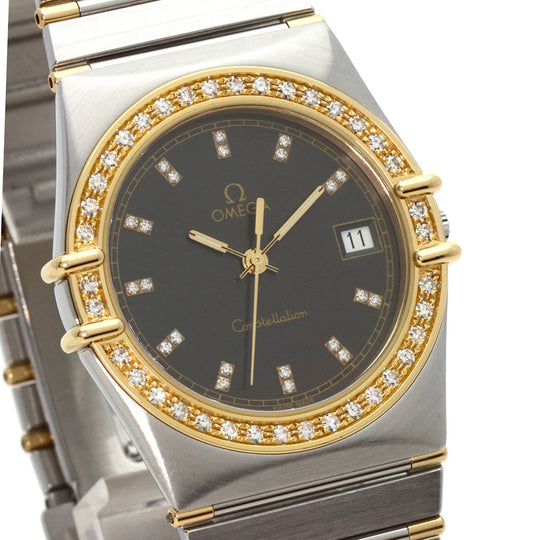 OMEGA Watches Quartz Stainless Steel Silver Constellation diamond gray dial