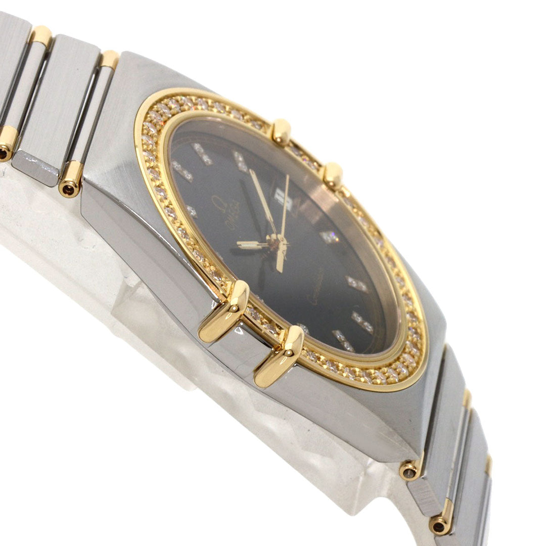 OMEGA Watches Quartz Stainless Steel Silver Constellation diamond gray dial