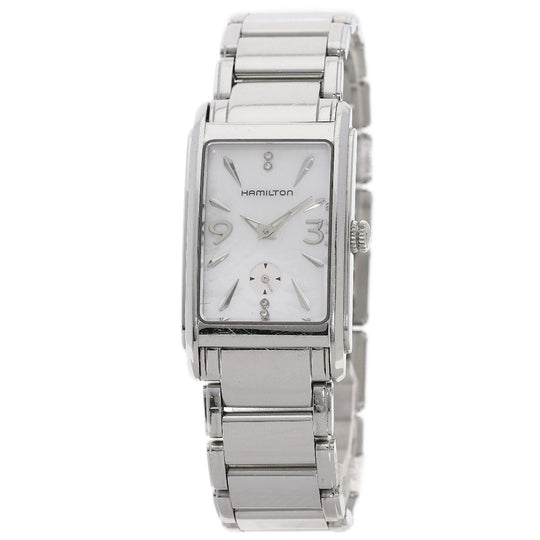 HAMILTON Watches Quartz H114111 Stainless Steel , Stainless Steel Silver Ardmore 4P Diamond White shell dial Women Used Authentic