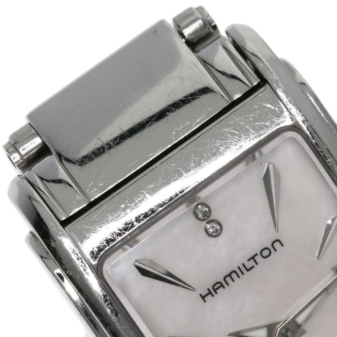 HAMILTON Watches Quartz H114111 Stainless Steel , Stainless Steel Silver Ardmore 4P Diamond White shell dial Women Used Authentic
