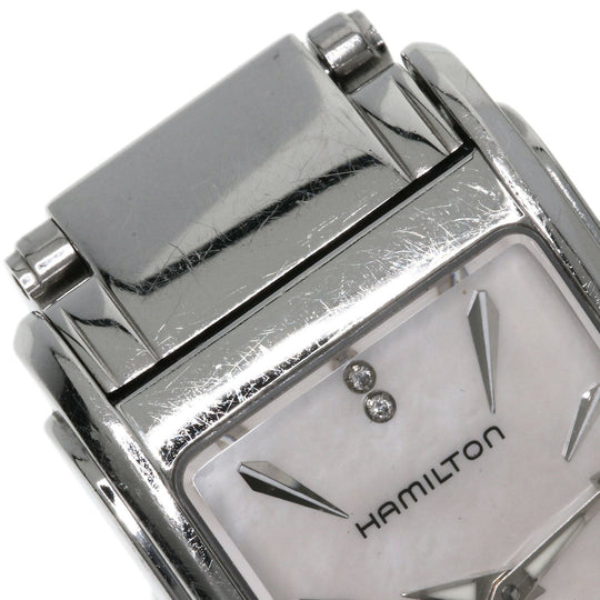 HAMILTON Watches Quartz H114111 Stainless Steel , Stainless Steel Silver Ardmore 4P Diamond White shell dial Women Used Authentic