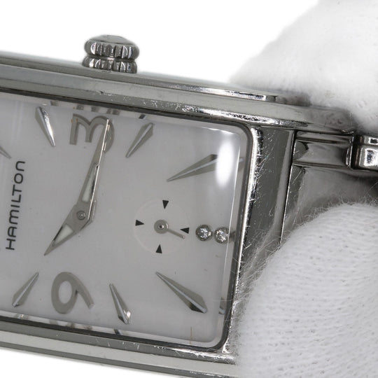 HAMILTON Watches Quartz H114111 Stainless Steel , Stainless Steel Silver Ardmore 4P Diamond White shell dial Women Used Authentic