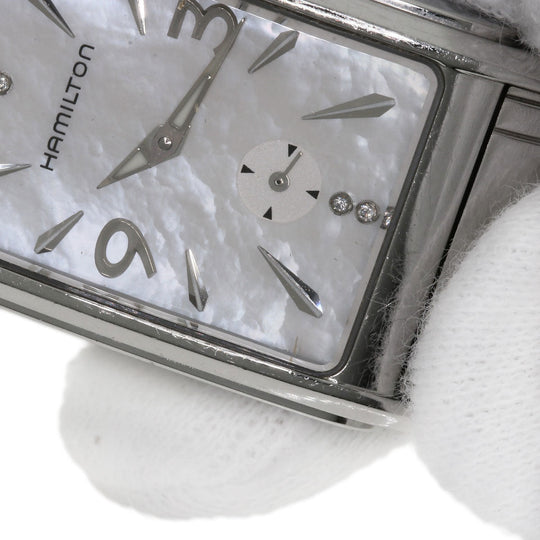 HAMILTON Watches Quartz H114111 Stainless Steel , Stainless Steel Silver Ardmore 4P Diamond White shell dial Women Used Authentic
