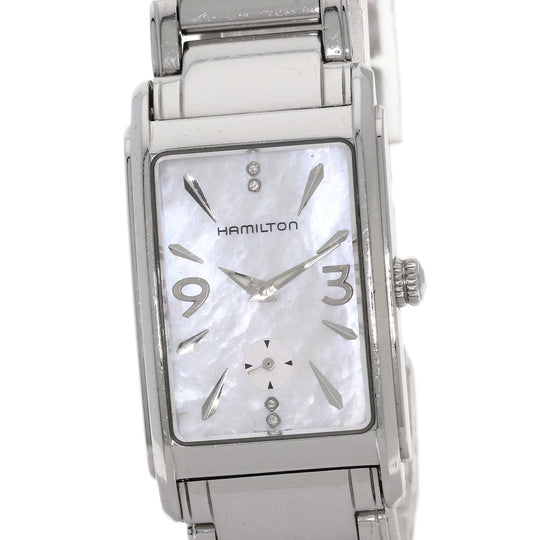 HAMILTON Watches Quartz H114111 Stainless Steel , Stainless Steel Silver Ardmore 4P Diamond White shell dial Women Used Authentic