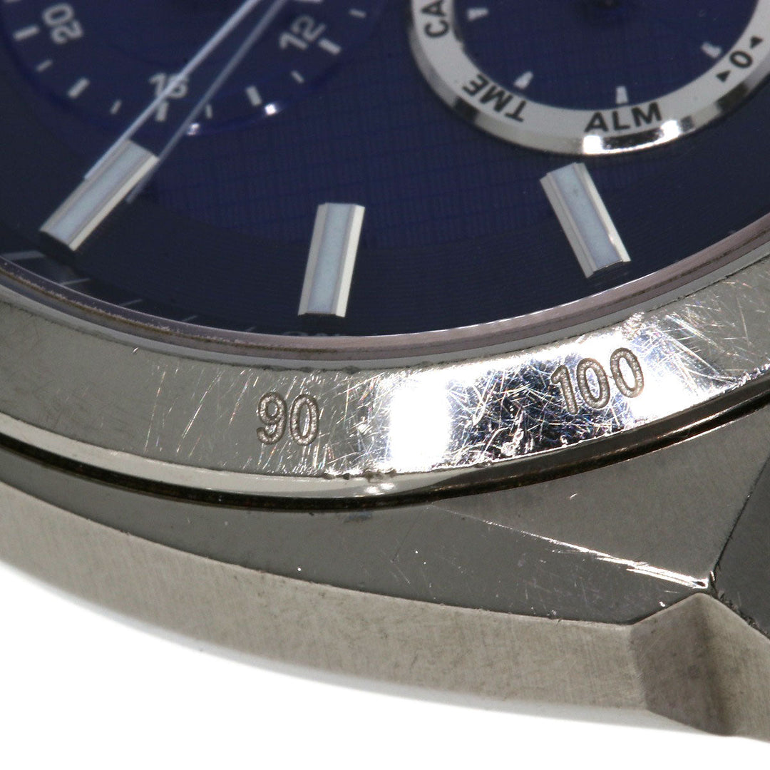 CITIZEN Watches Solar Powered Radio Watch AT3010-55L Titanium, Titanium Silver Atessa blue dial mens Used Authentic