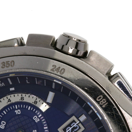 CITIZEN Watches Solar Powered Radio Watch AT3010-55L Titanium, Titanium Silver Atessa blue dial mens Used Authentic