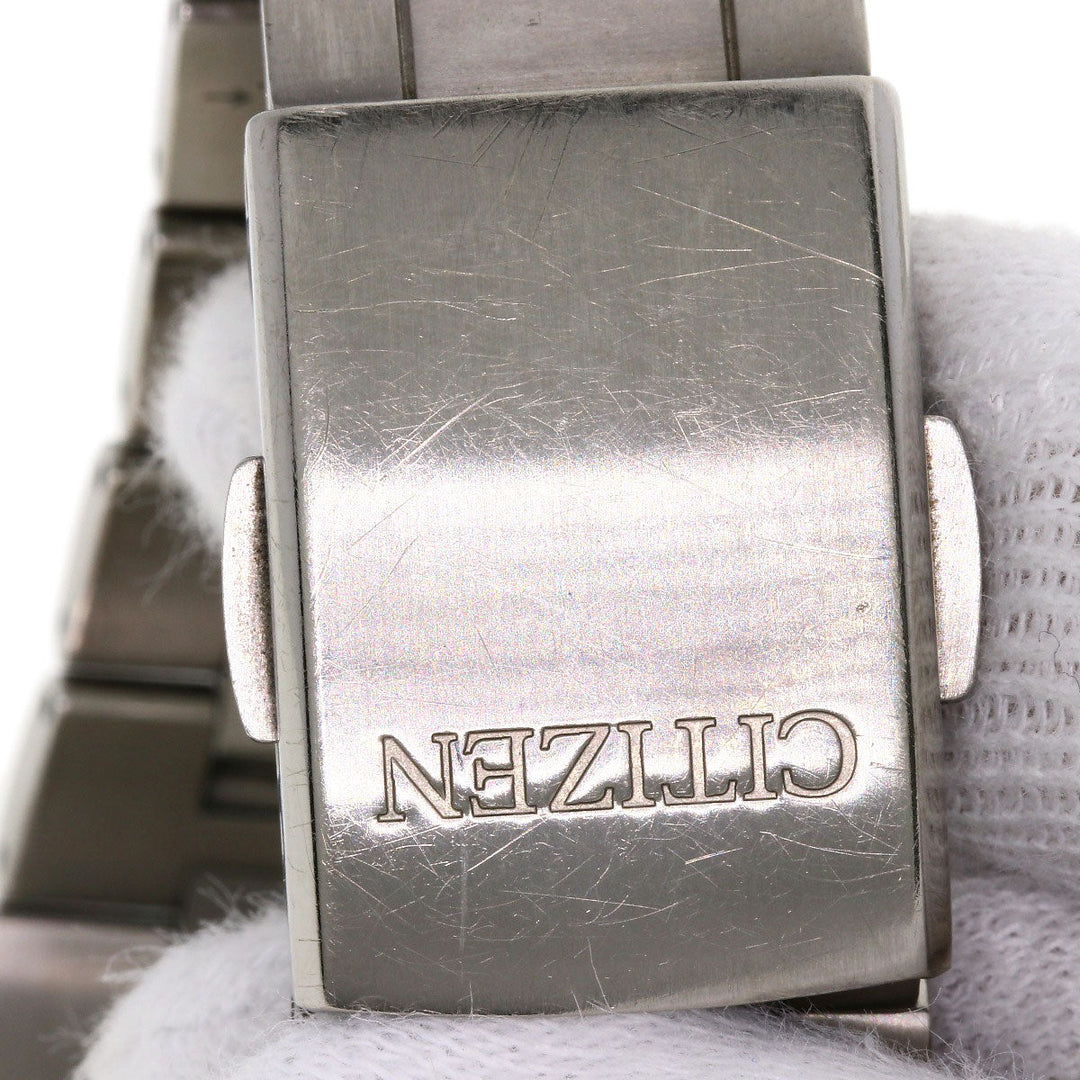CITIZEN Watches Solar Powered Radio Watch AT3010-55L Titanium, Titanium Silver Atessa blue dial mens Used Authentic