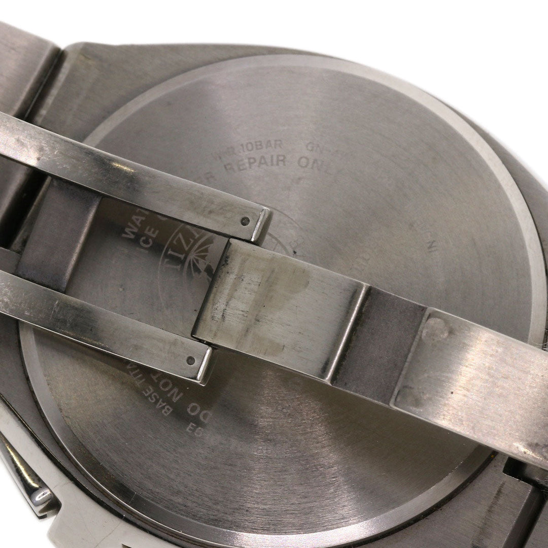 CITIZEN Watches Solar Powered Radio Watch AT3010-55L Titanium, Titanium Silver Atessa blue dial mens Used Authentic