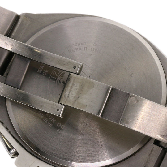CITIZEN Watches Solar Powered Radio Watch AT3010-55L Titanium, Titanium Silver Atessa blue dial mens Used Authentic