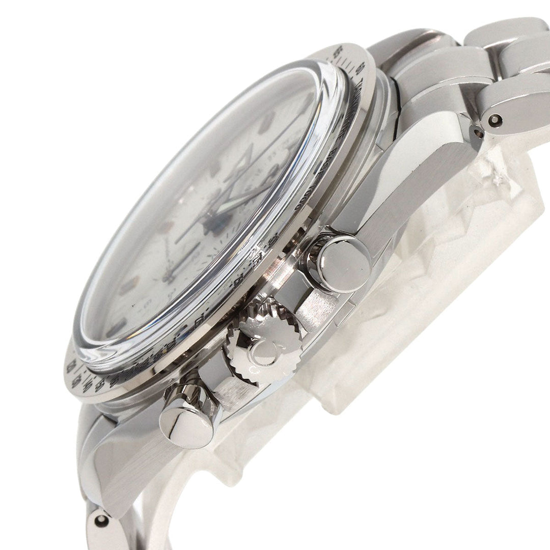 OMEGA Watches Mechanical Automatic 3575.20 Stainless Steel , Stainless Steel , K18WG Silver Speedmaster Professional Moonphase white dial mens Used Authentic