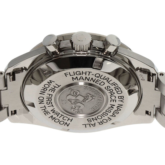 OMEGA Watches Mechanical Automatic 3575.20 Stainless Steel , Stainless Steel , K18WG Silver Speedmaster Professional Moonphase white dial mens Used Authentic