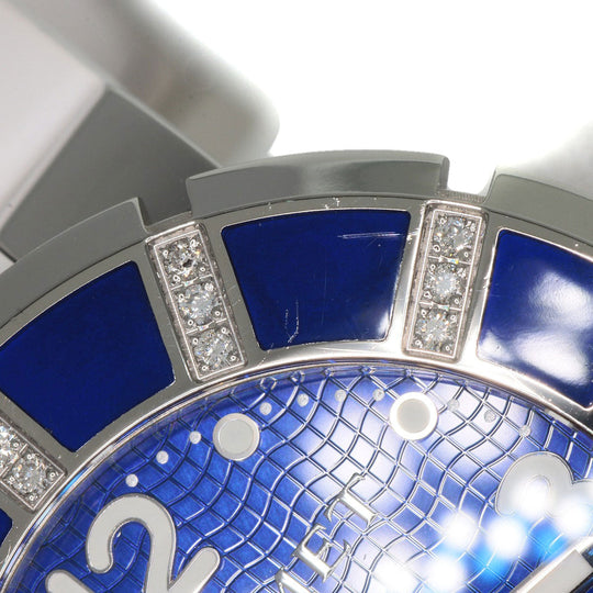 Chaumet Watches Mechanical Automatic Stainless Steel, Rubber Silver Class one blue dial mens Used Authentic