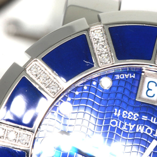 Chaumet Watches Mechanical Automatic Stainless Steel, Rubber Silver Class one blue dial mens Used Authentic