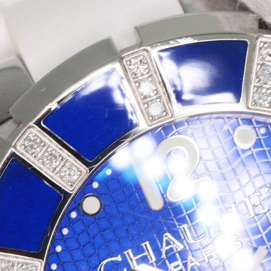 Chaumet Watches Mechanical Automatic Stainless Steel, Rubber Silver Class one blue dial mens Used Authentic
