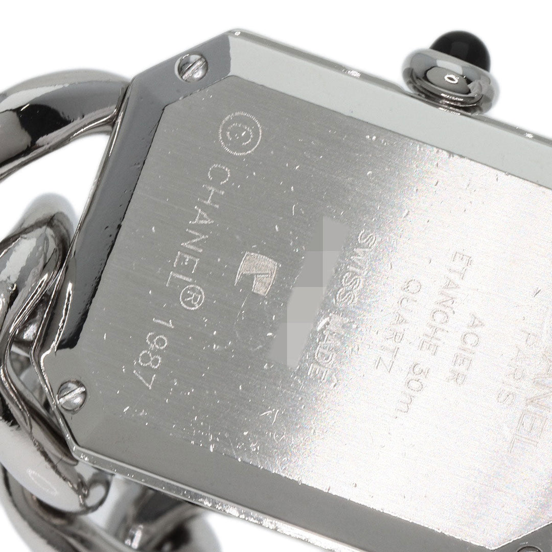 CHANEL Watches Quartz H0452 Stainless Steel , Stainless Steel Silver Premiere black dial Women Used Authentic