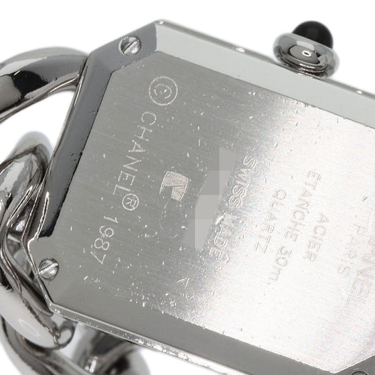 CHANEL Watches Quartz H0452 Stainless Steel , Stainless Steel Silver Premiere black dial Women Used Authentic