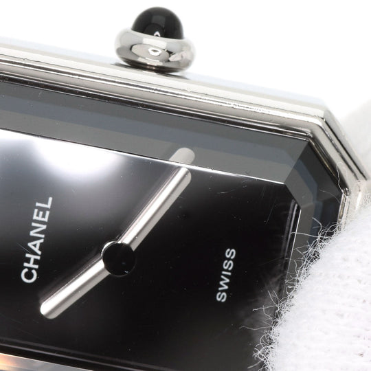 CHANEL Watches Quartz H0452 Stainless Steel , Stainless Steel Silver Premiere black dial Women Used Authentic