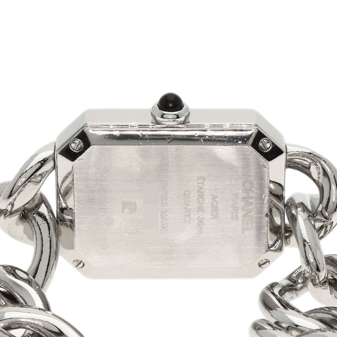 CHANEL Watches Quartz H0452 Stainless Steel , Stainless Steel Silver Premiere black dial Women Used Authentic