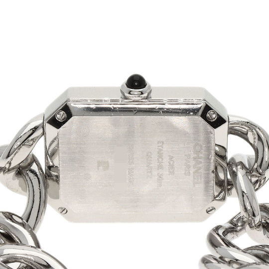 CHANEL Watches Quartz H0452 Stainless Steel , Stainless Steel Silver Premiere black dial Women Used Authentic