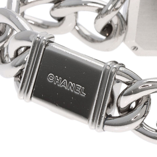 CHANEL Watches Quartz H0452 Stainless Steel , Stainless Steel Silver Premiere black dial Women Used Authentic