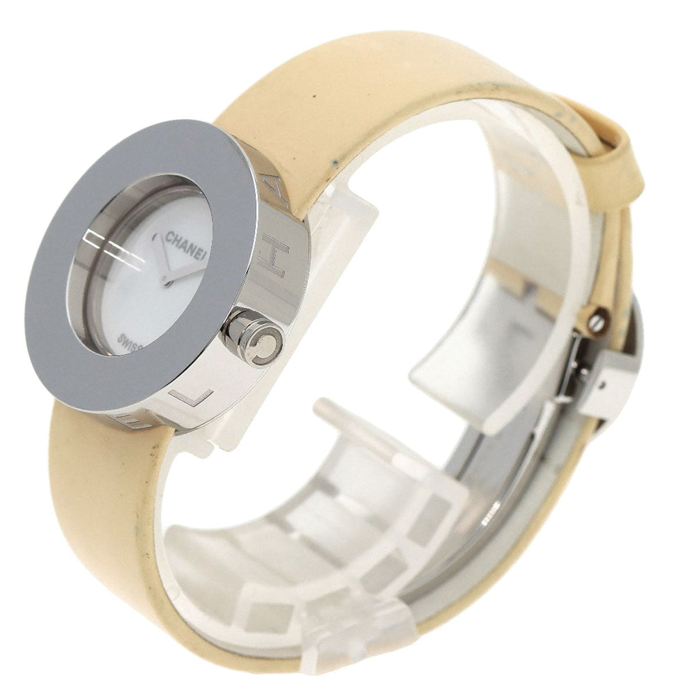 CHANEL Watches Quartz H0580 Stainless Steel, Enamel Silver La Ronde white dial Women Used Authentic