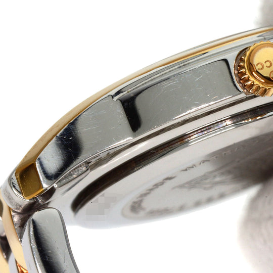 GUCCI Watches Quartz 5500L Stainless Steel , SSxGP gold Round face White shell dial Women Used Authentic
