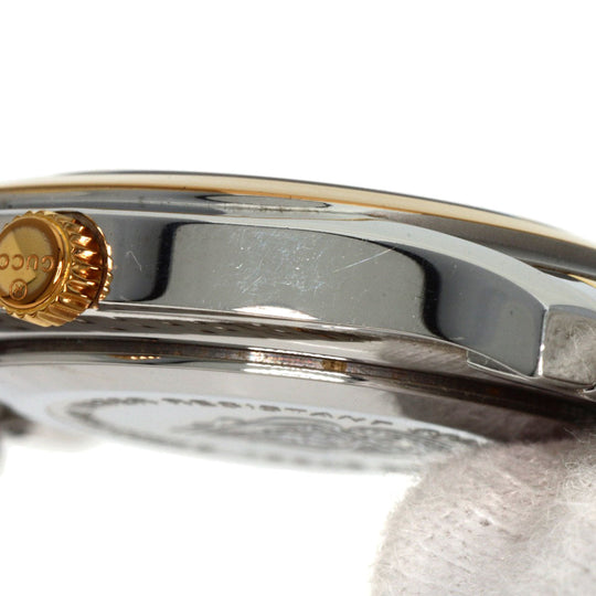 GUCCI Watches Quartz 5500L Stainless Steel , SSxGP gold Round face White shell dial Women Used Authentic