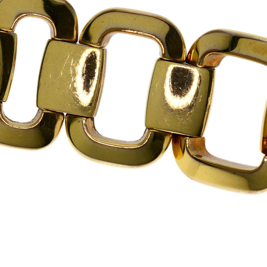 GUCCI Watches Quartz 125.5 Gold Plated , Gold Plated gold G Collection 3P Diamond Square black dial Women Used Authentic