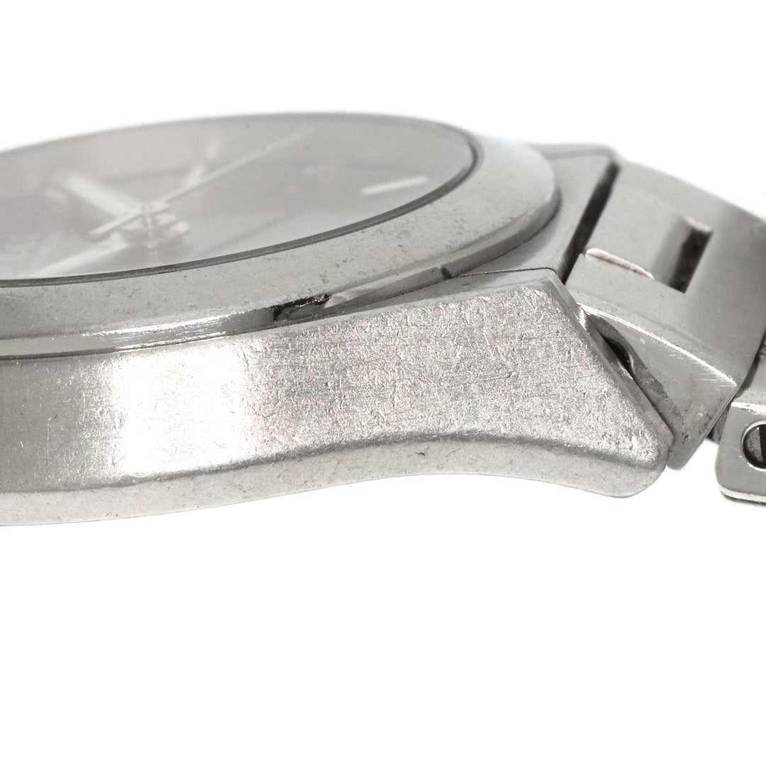 GUCCI Watches Quartz 115.5 Stainless Steel , Stainless Steel Silver Pantheon black dial Women Used Authentic