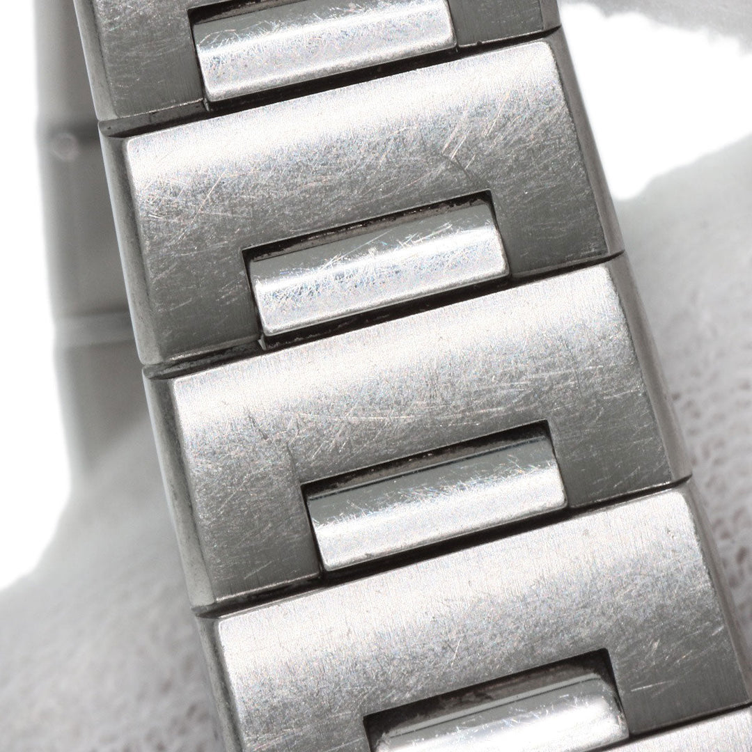 GUCCI Watches Quartz 115.5 Stainless Steel , Stainless Steel Silver Pantheon black dial Women Used Authentic