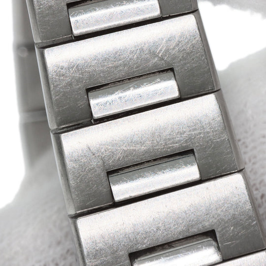 GUCCI Watches Quartz 115.5 Stainless Steel , Stainless Steel Silver Pantheon black dial Women Used Authentic