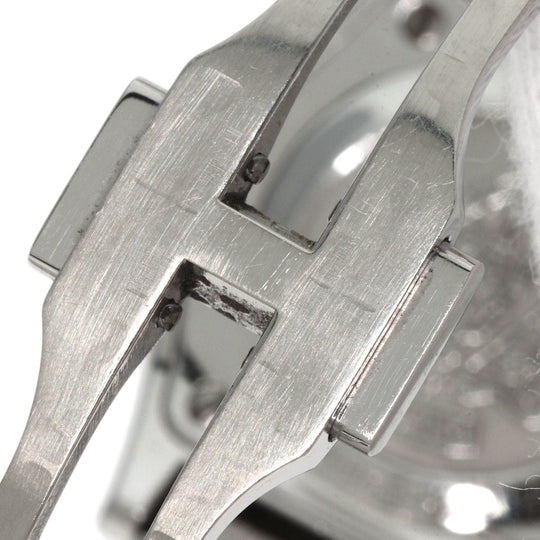 GUCCI Watches Quartz 115.5 Stainless Steel , Stainless Steel Silver Pantheon black dial Women Used Authentic