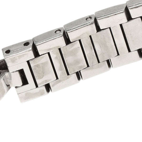 GUCCI Watches Quartz 115.5 Stainless Steel , Stainless Steel Silver Pantheon black dial Women Used Authentic
