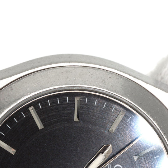 GUCCI Watches Quartz 115.5 Stainless Steel , Stainless Steel Silver Pantheon black dial Women Used Authentic