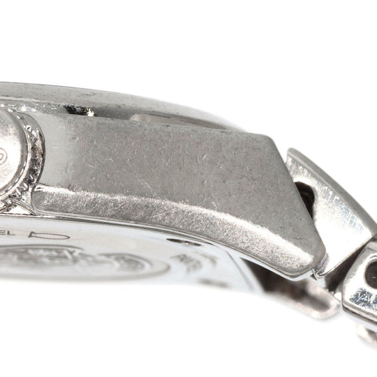 GUCCI Watches Quartz 115.5 Stainless Steel , Stainless Steel Silver Pantheon black dial Women Used Authentic