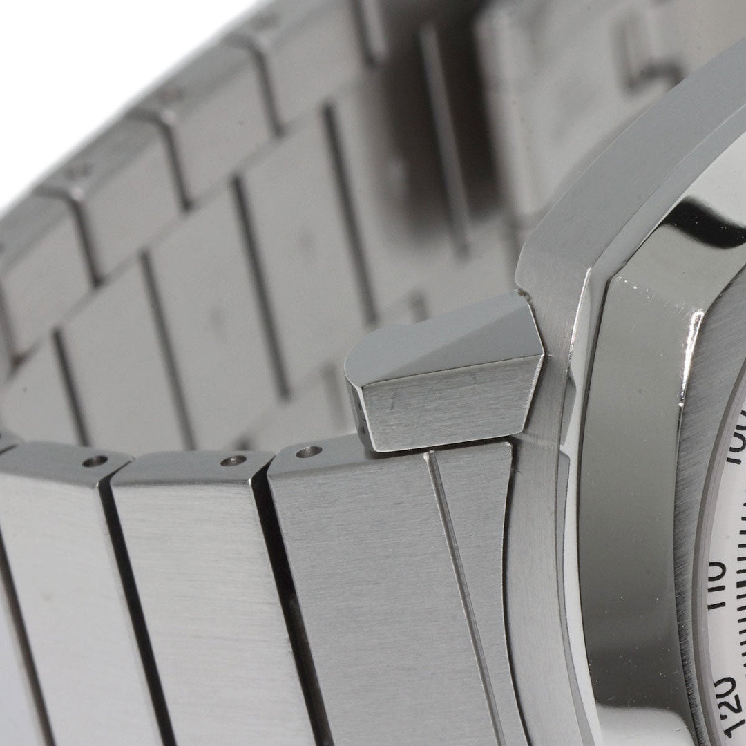GUCCI Watches Quartz YA157302 Stainless Steel , Stainless Steel Silver Grip Chronograph Silver dial mens Used Authentic