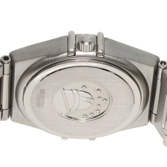 OMEGA Watches Quartz 1572.40 Stainless Steel , Stainless Steel Silver Constellation black dial Women Used Authentic