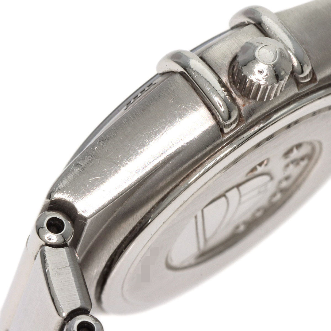 OMEGA Watches Quartz 1562.85 Stainless Steel , Stainless Steel Silver Constellation Blue shell dial Women Used Authentic