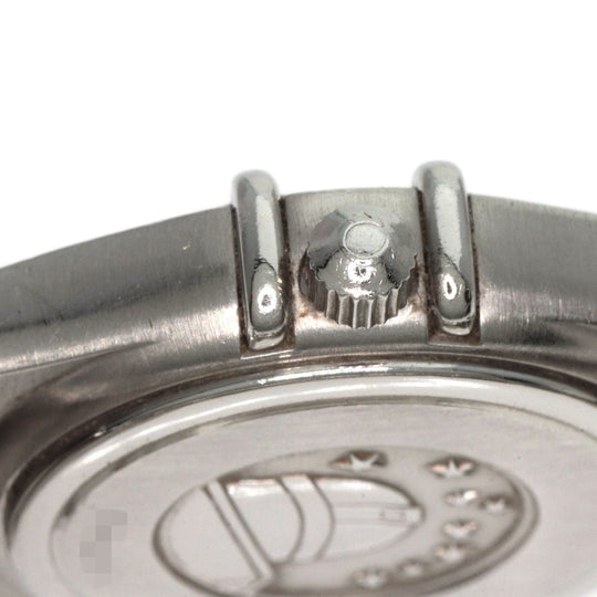 OMEGA Watches Quartz 1562.85 Stainless Steel , Stainless Steel Silver Constellation Blue shell dial Women Used Authentic