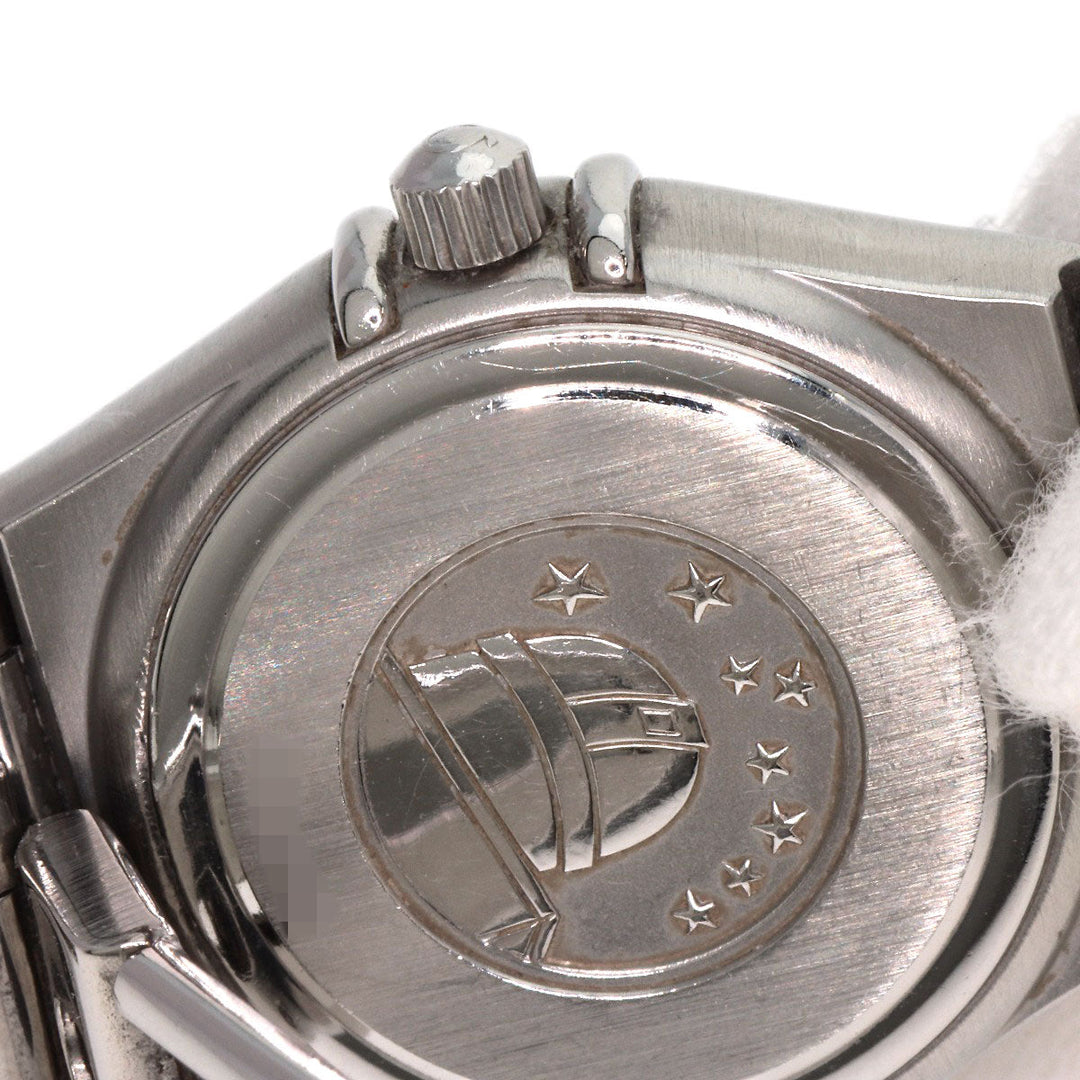 OMEGA Watches Quartz 1562.85 Stainless Steel , Stainless Steel Silver Constellation Blue shell dial Women Used Authentic