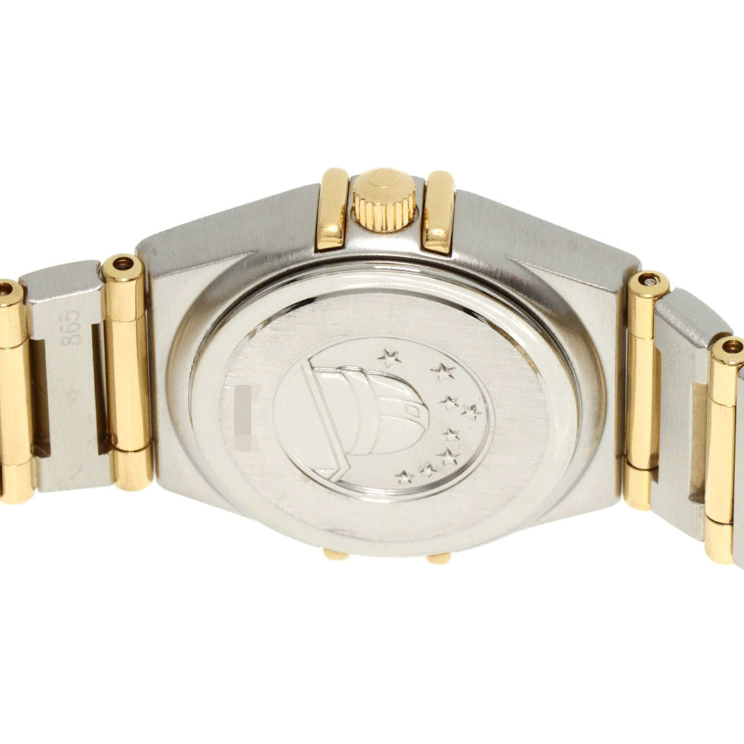 OMEGA Watches Quartz 1262.75.00 Stainless Steel , SSxK18YG gold Constellation diamond White shell dial Women Used Authentic
