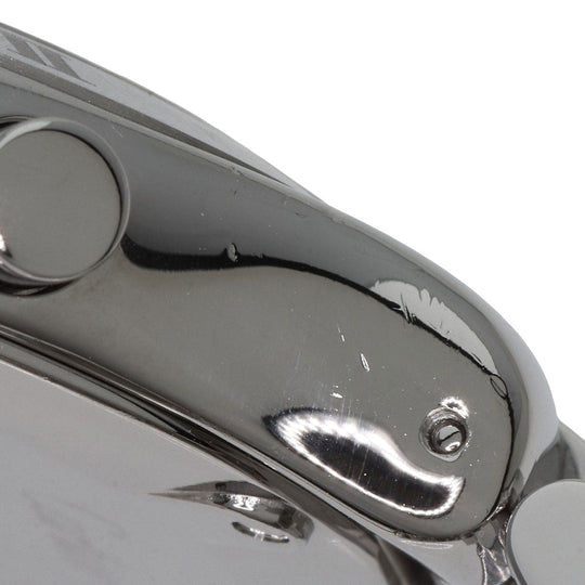 CARTIER Watches Quartz W10172T2 Stainless Steel , Stainless Steel Silver CHRONOSCAPH DATE black dial mens Used Authentic