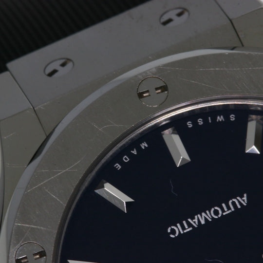 HUBLOT Watches Mechanical Automatic 565.NX.1171.RX titanium Silver Classic fusion black dial